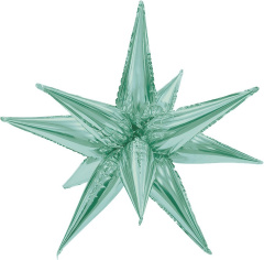 Шар 3D (26"/66 см) Звезда, Составная, Олива, 1 шт. в уп.